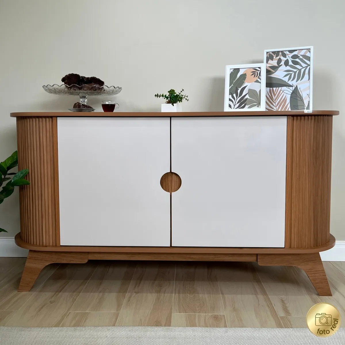 BERTOLINI - Mueble Bifé Aparador Vivaldi estilo Retro75x140x45cm