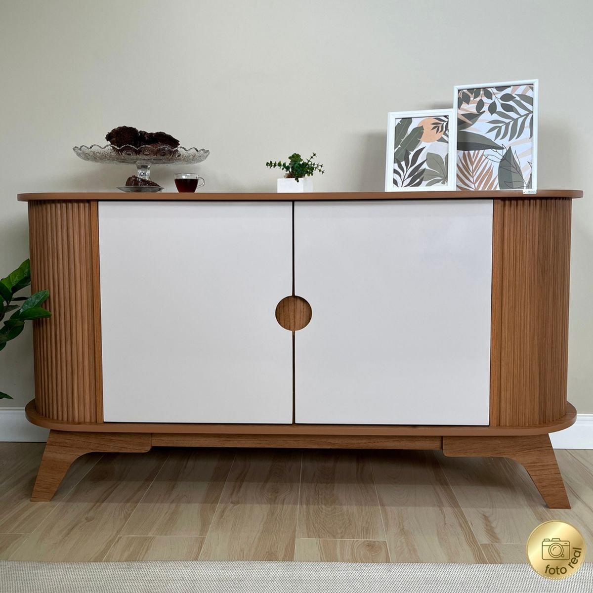 BERTOLINI - Mueble Bifé Aparador Vivaldi estilo Retro75x140x45cm