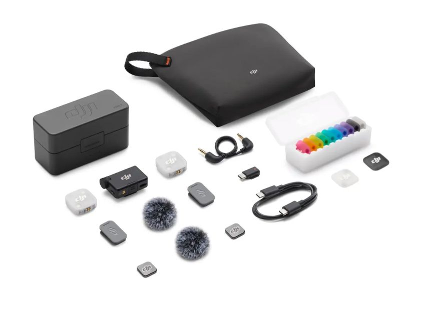 Dji Mic Mini 2 (2 Tx + 1 Rx + Charging Case) Negro