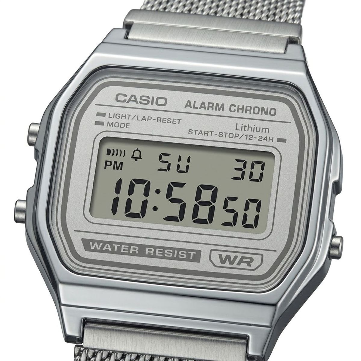 CASIO - Reloj Casio Para Mujer Plateado A158wea-7df