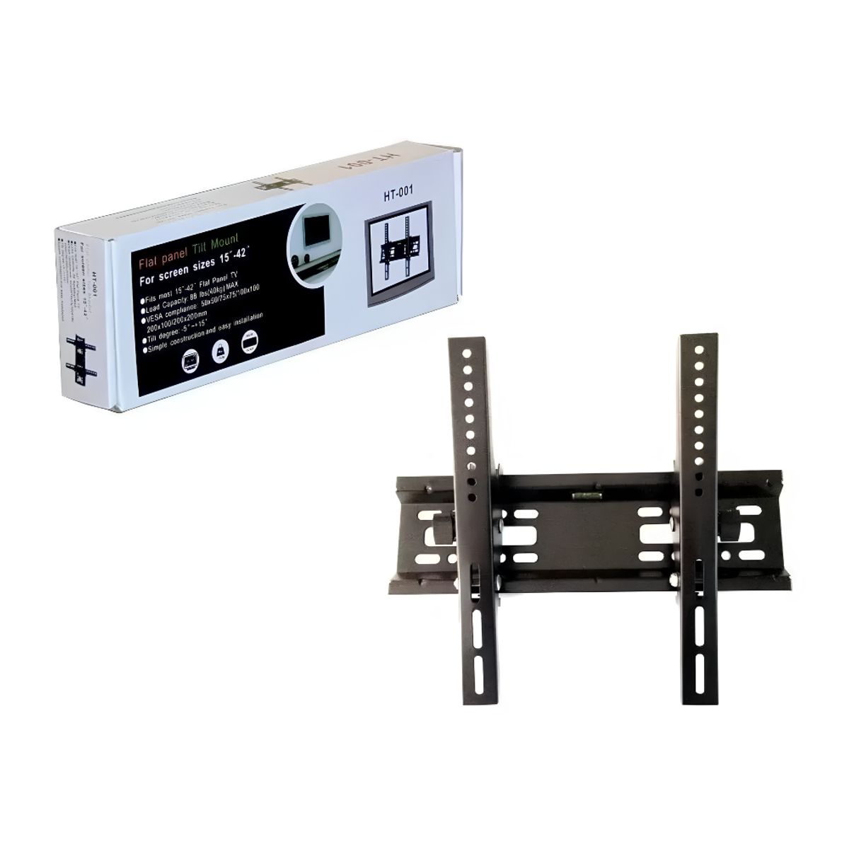 GENER - Soporte Inclinable De Pared Fijo Para TV De 15 a 42 Pulgadas HT-001