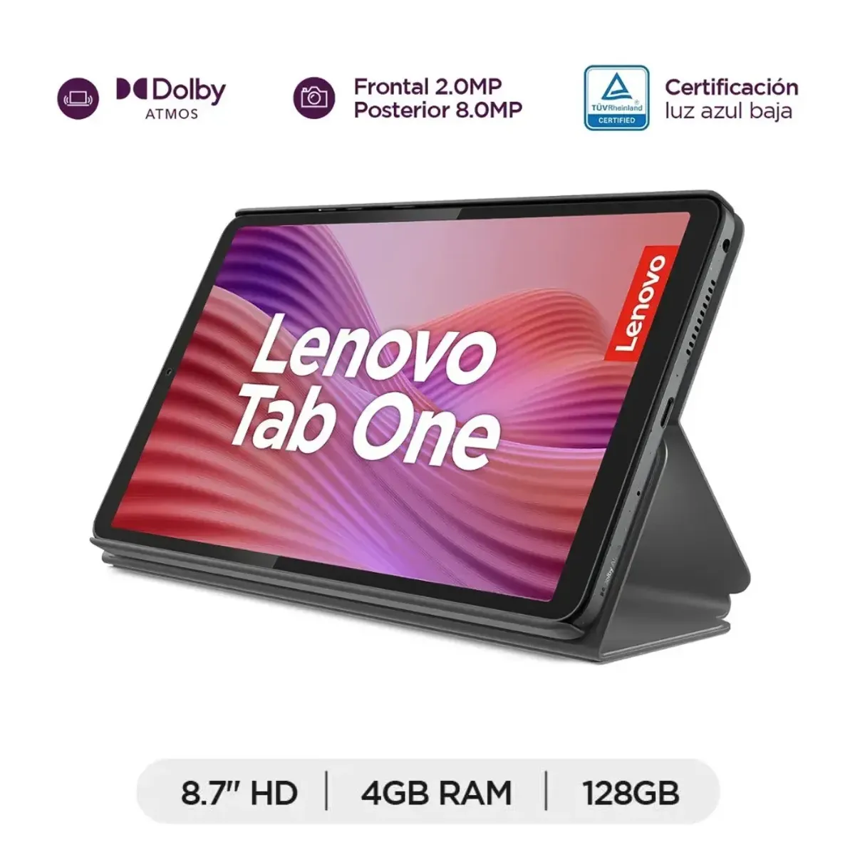 Lenovo - Tablet Lenovo Tab One Con Protector - Negro