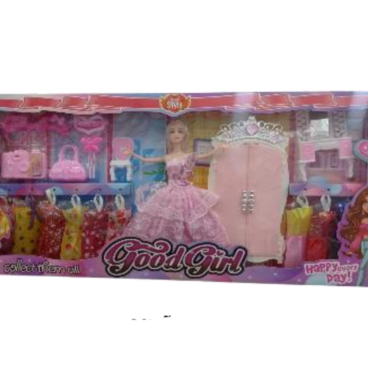XPLICIT SKATE CO - Muñeca Armario Fashion con Accesorios y Closet Infantil 263G75