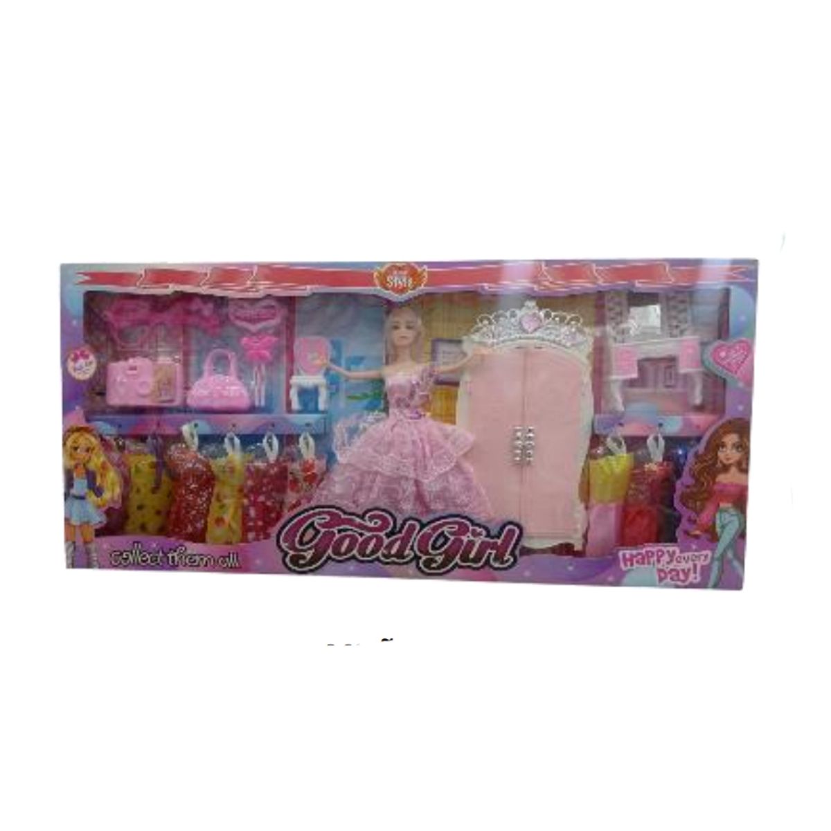 XPLICIT SKATE CO - Muñeca Armario Fashion con Accesorios y Closet Infantil 263G75