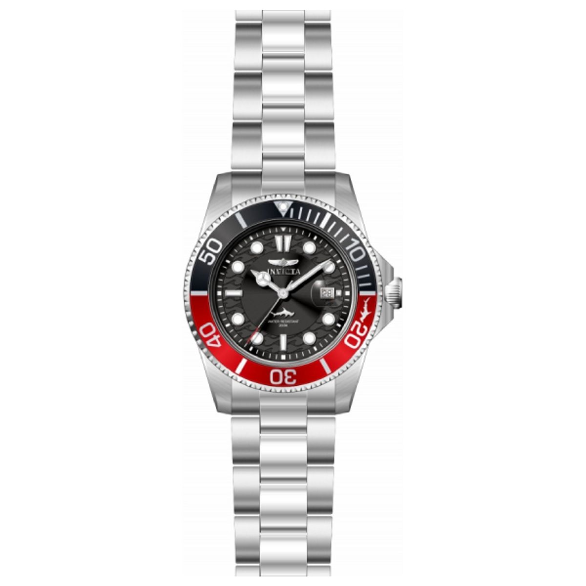 INVICTA - Reloj Invicta Pro Diver hombre Acero Rojo y Negro 42mm
