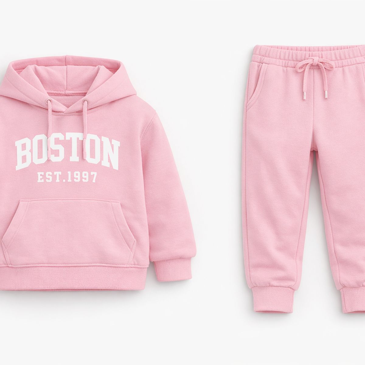URBAN PLUS - Sudadera conjunto mujer y niña boston rosa