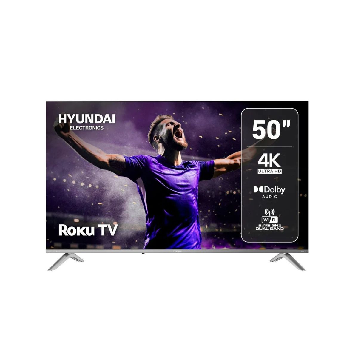 HYUNDAI - Televisor HYUNDAI 50 HYLED5023R4KM 4K UHD LED Smart TV