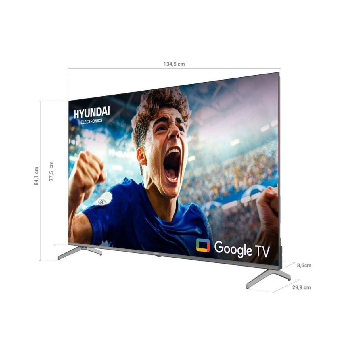 HYUNDAI - Televisor HYUNDAI 60 HYLED6004G 4K UHD LED Smart TV