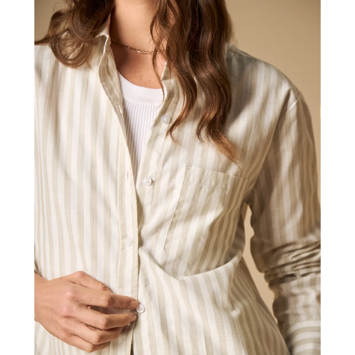 ESPRIT - Esprit Camisa para Damam Casual Urbana fresca y versátil