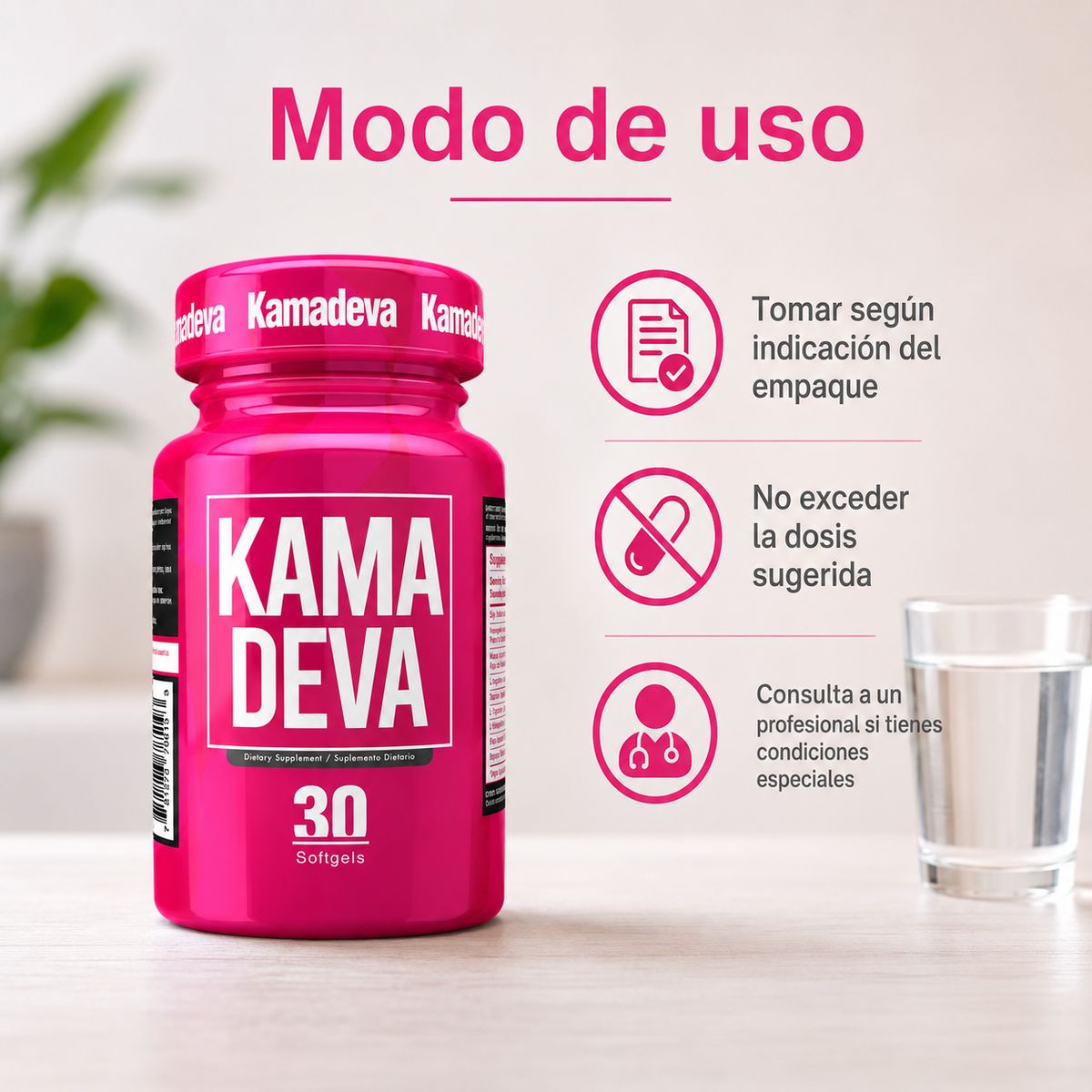 HEALTHY AMERICA - Kamadeva Suplemento Dietario 30 Softgels