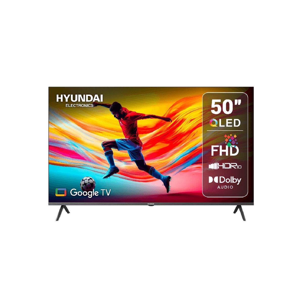 HYUNDAI - Televisor Hyundai 50 127cm Full HD QLED Smart tv Google TV HYLED5027QFG