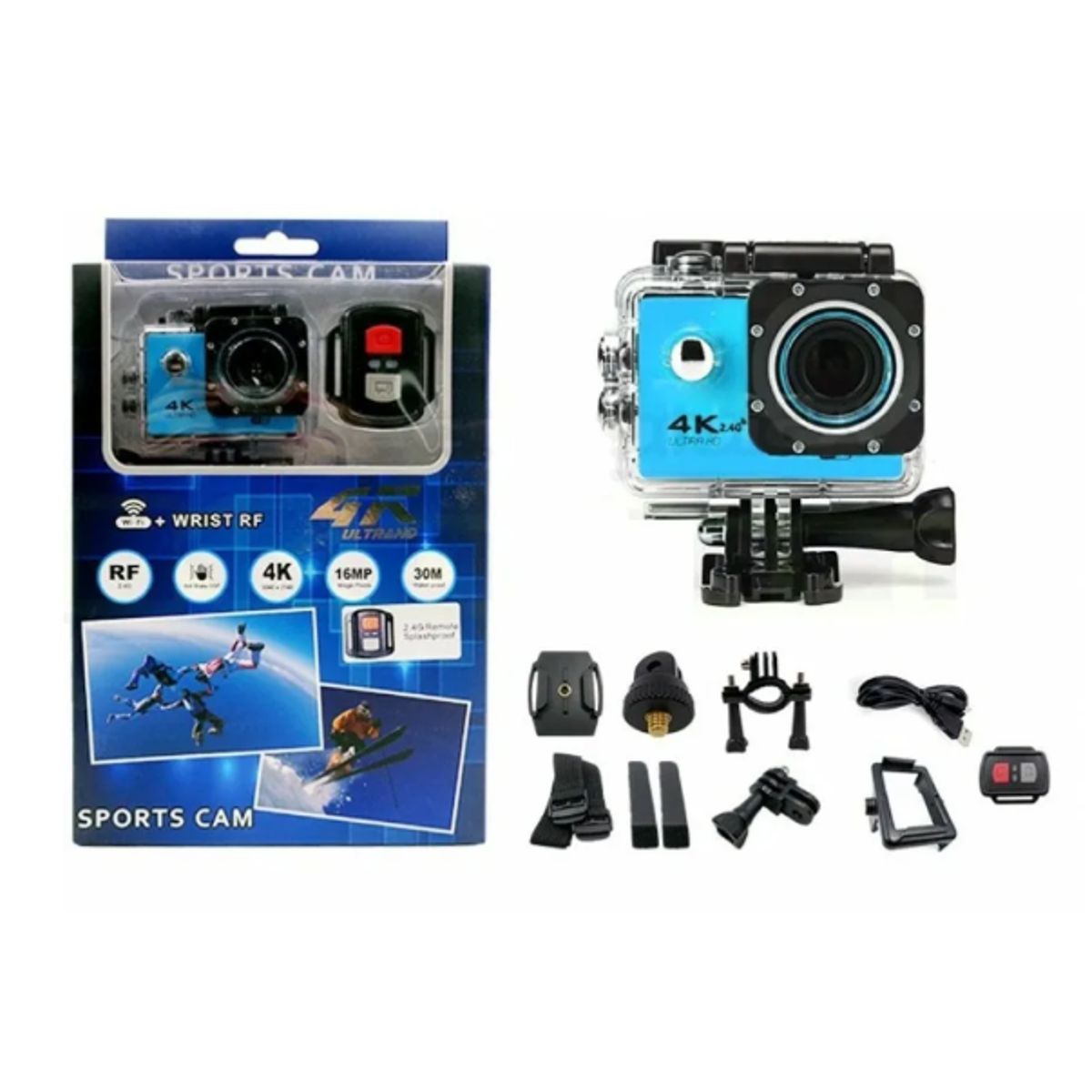 GENERICO - Camara Go Pro + Control Remoto