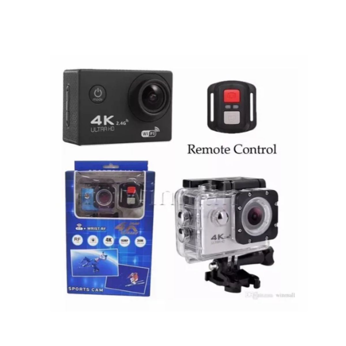 GENERICO - Camara Go Pro + Control Remoto