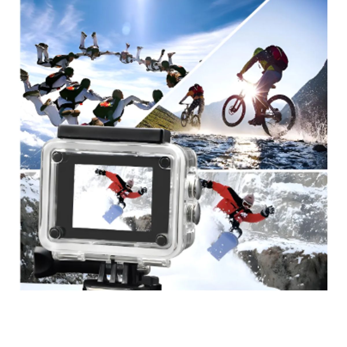 GENERICO - Camara Go Pro + Control Remoto