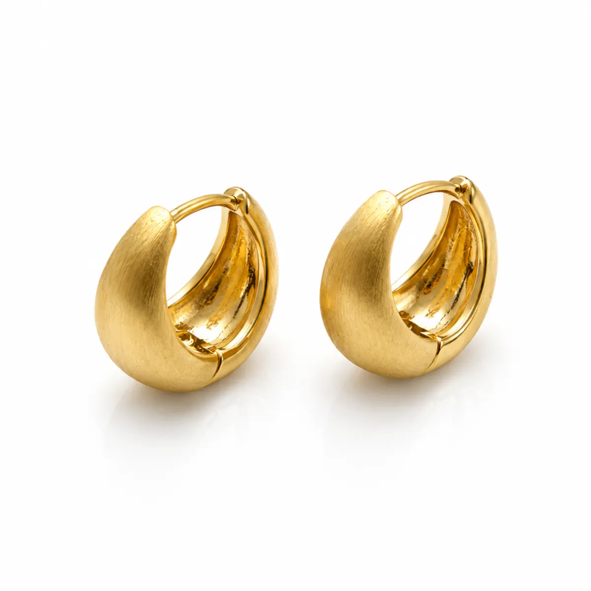 SCARLETT - Candongas Nova Gold Dorado Scarlett Elegantes Minimalista