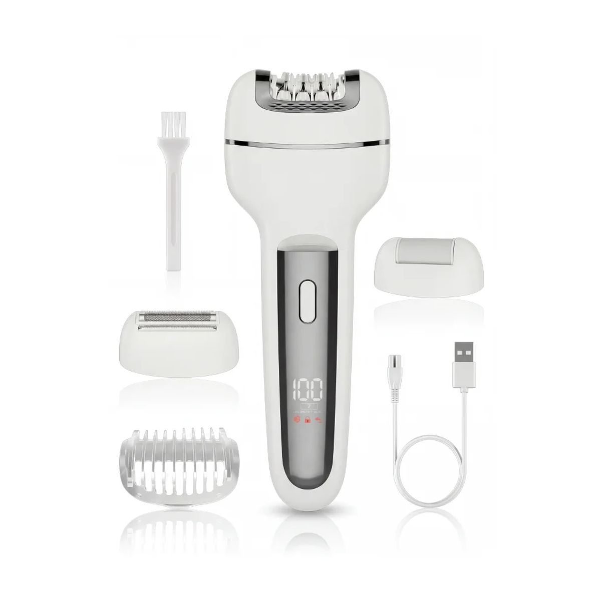 TELEVENTAS COM - Depilador de Raíz, Facial y Corporal Rasurador Pulidor 3 en 1