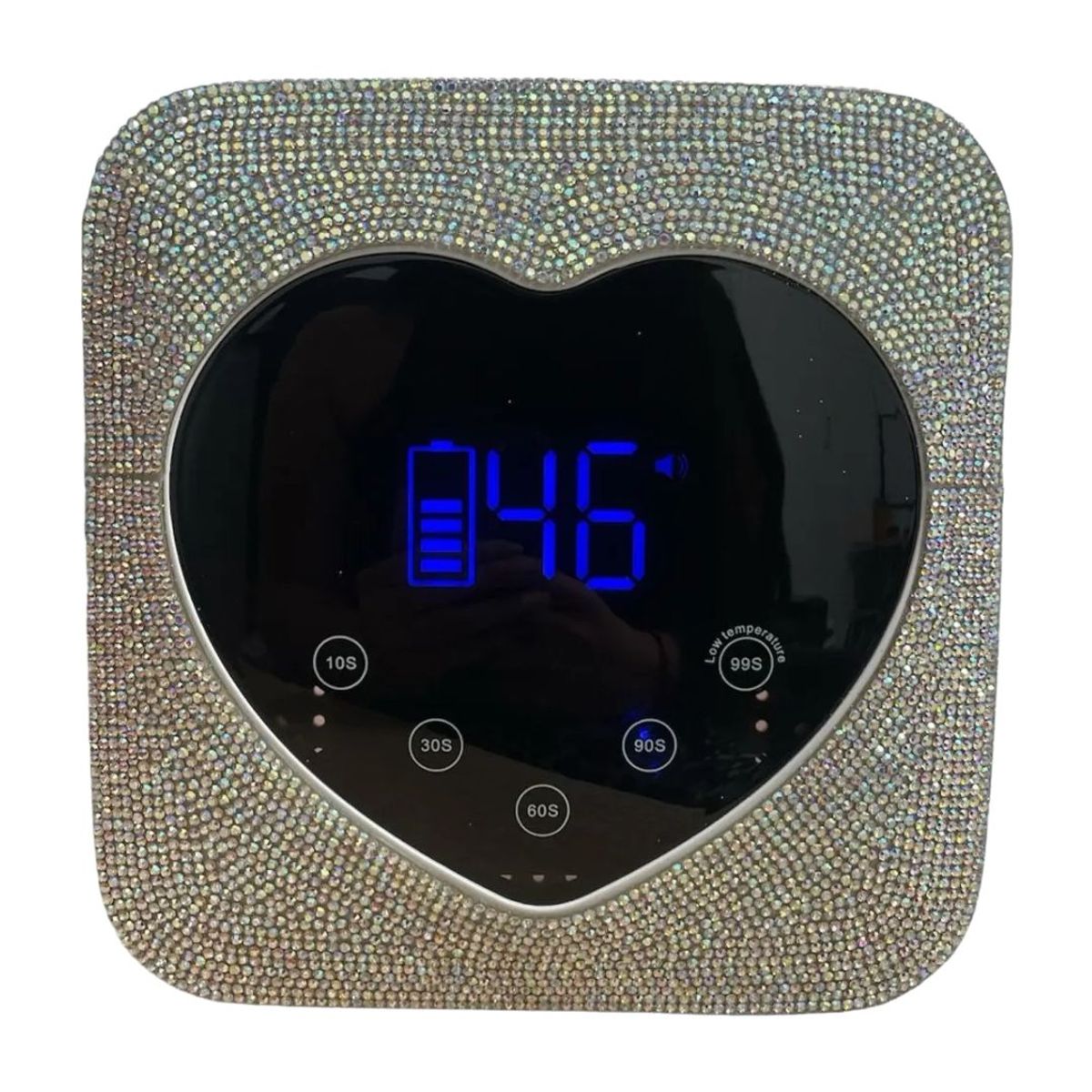 GENERICO - Lámpara De Uñas Cordless Inalámbrica X20 Profesional 72W Uv Led Plateado