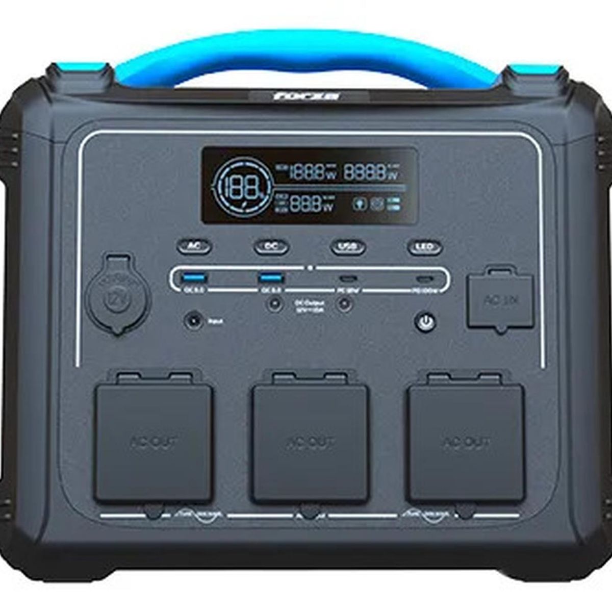 FORZA - Estación Energía Portátil Forza Titan FPP-T1200 1200VA1200W