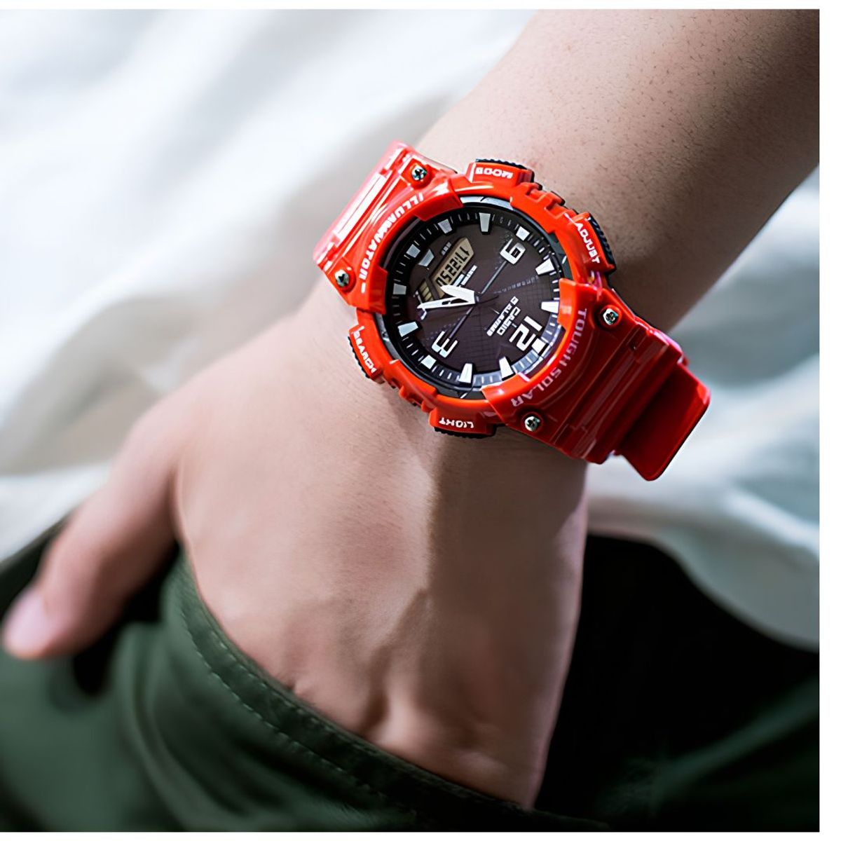 CASIO - Reloj Casio Solar AQ-S810WC-4A Diseño Deportivo
