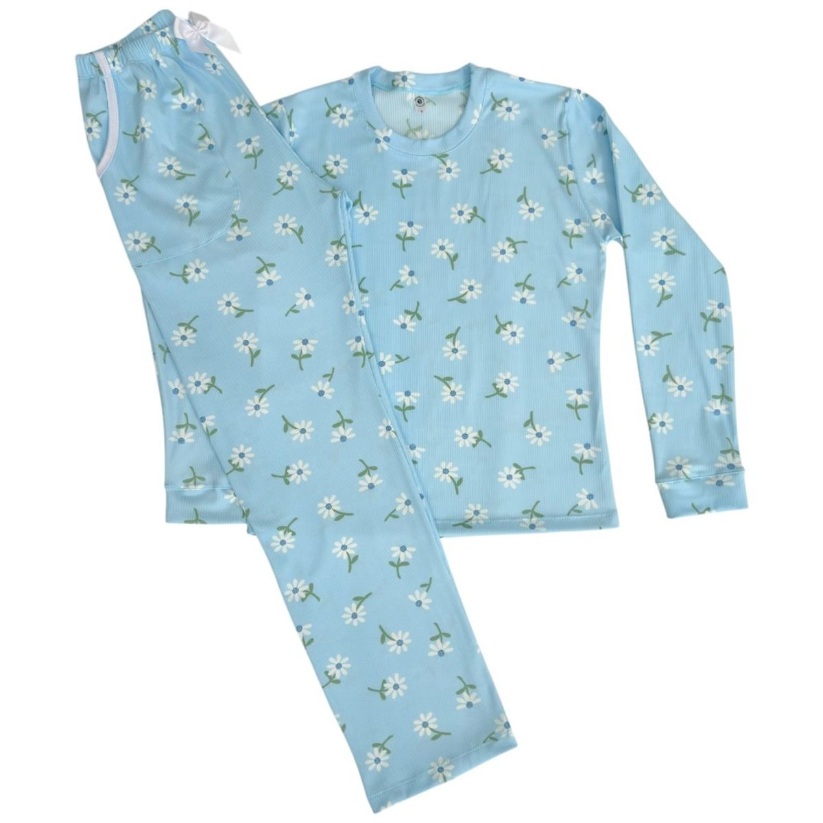 EMPIJAMADAS - Pijama Mujer Pantalon Largo con Bolsillos y Camisa Manga Larga