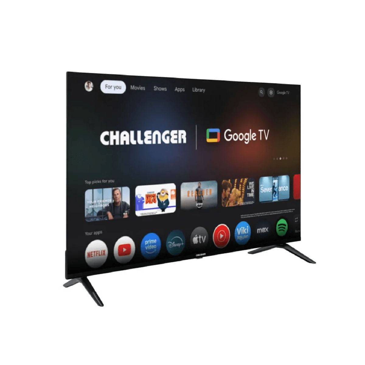 CHALLENGER - Televisor Challenger 50 126 cm 4K Ultra UHD LED Smart TV UHDG50TG2771