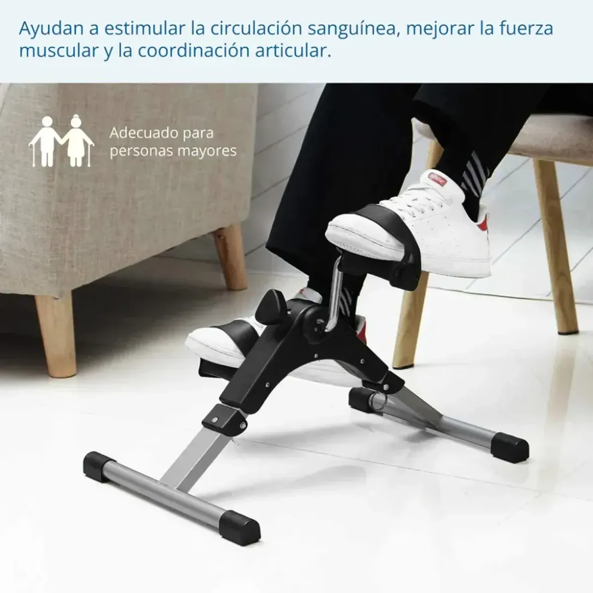 CHINA GLAZE - Mini Bicicleta Elíptica Plegable Estática Para Fitness Y Ejercicio En Casa