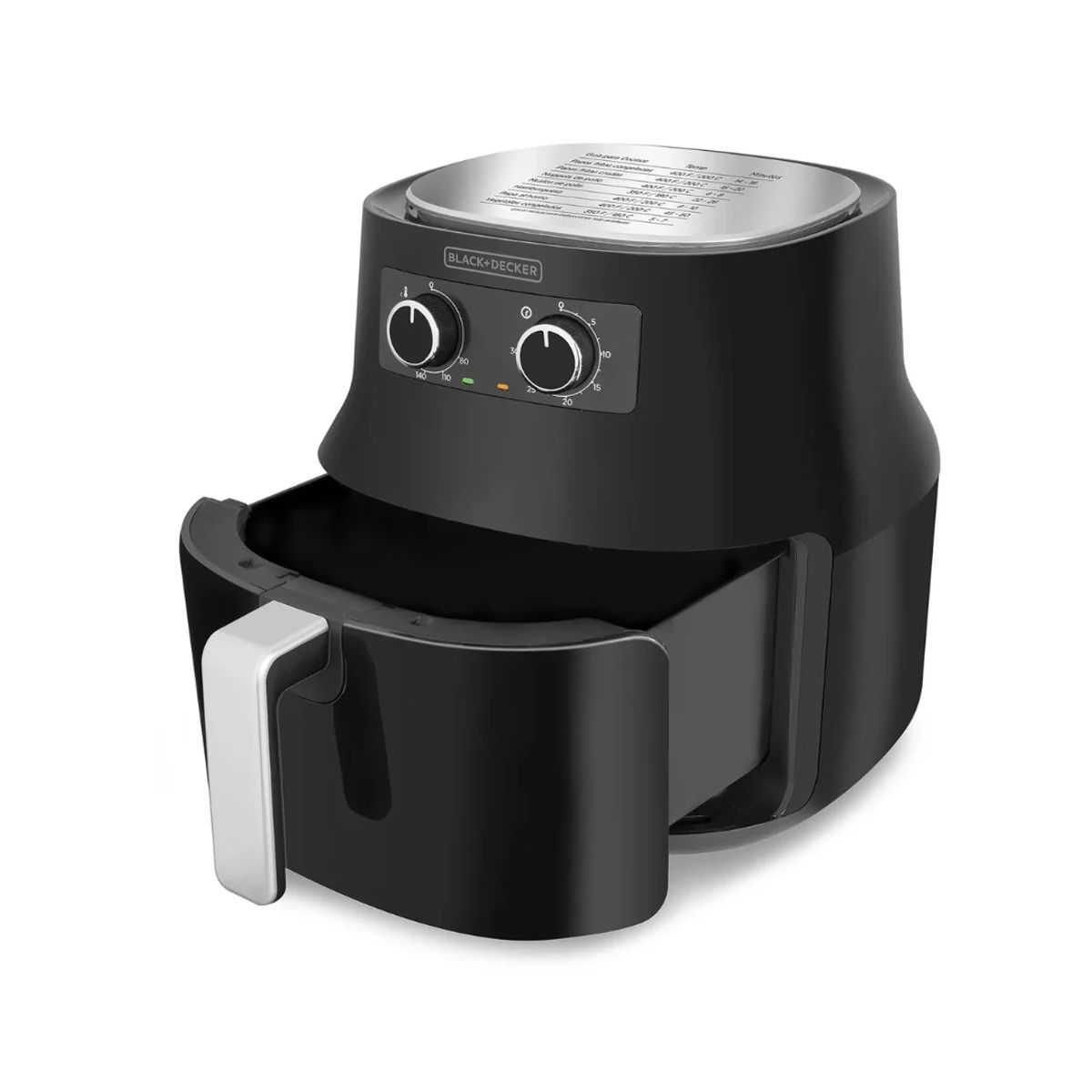 BLACK+DECKER - Freidora de Aire BLACK+DECKER 4.5 Litros HF4004B Negro
