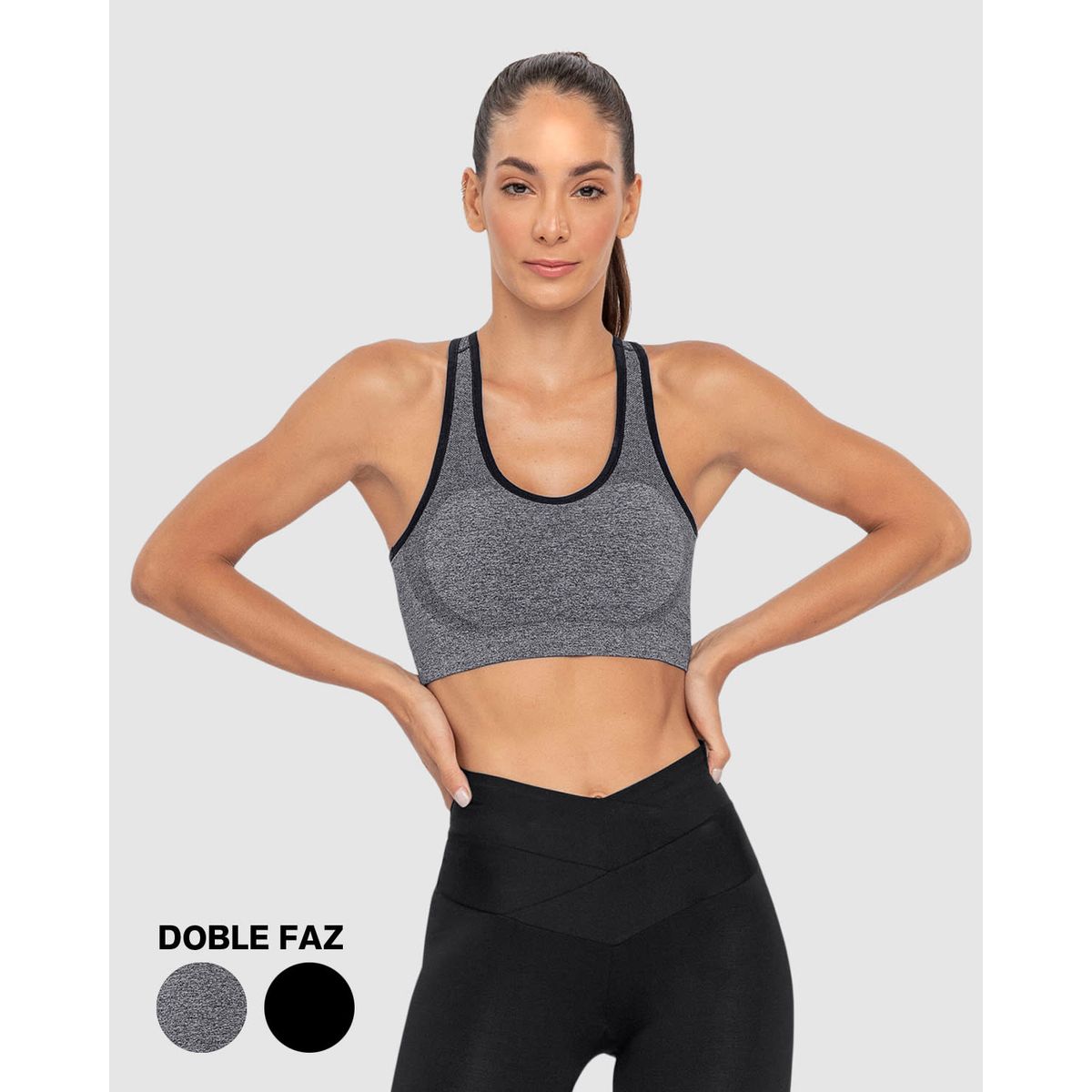 LEONISA - Leonisa Top sin costuras doble faz 195337P
