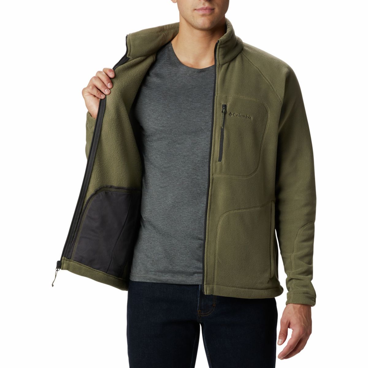 COLUMBIA - Saco Hombre Columbia FAST TREK II FLEECE verde COLUMBIA
