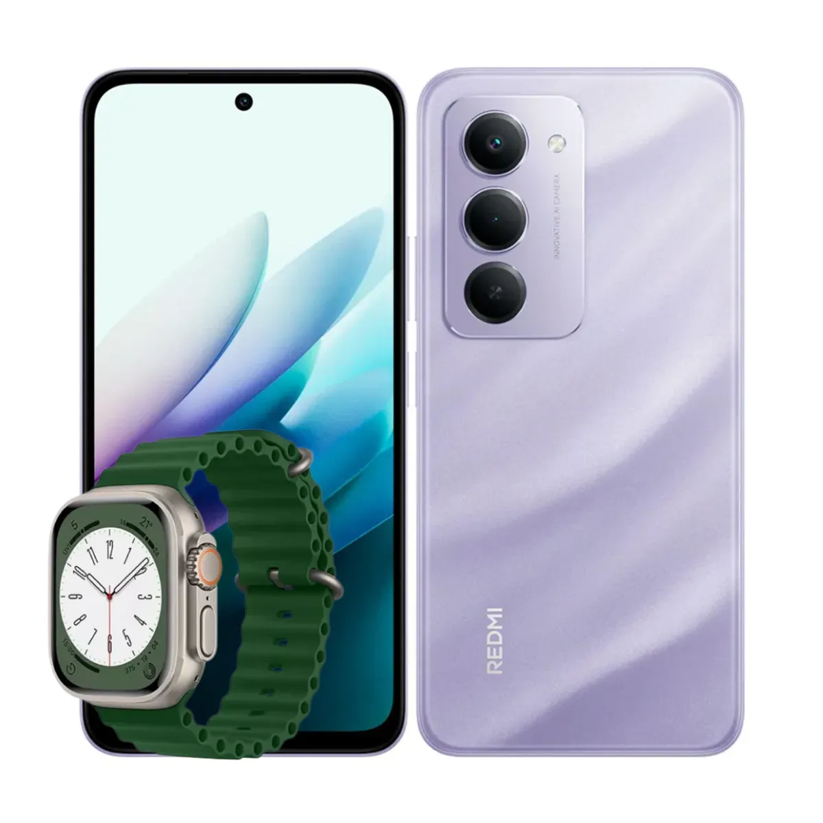 XIAOMI - Celular Xiaomi Redmi 15 6Gb Ram 128 GB Morado + Obsequio Smartwatch