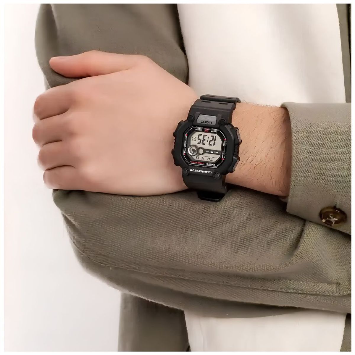 CASIO - Reloj Casio Modelo W-737HX-1A Diseño Deportivo