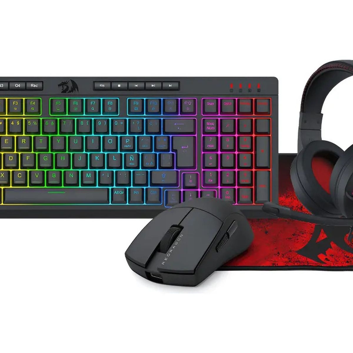 REDRAGON - COMBO REDRAGON ELITE PRO 4 EN 1 (S147)
