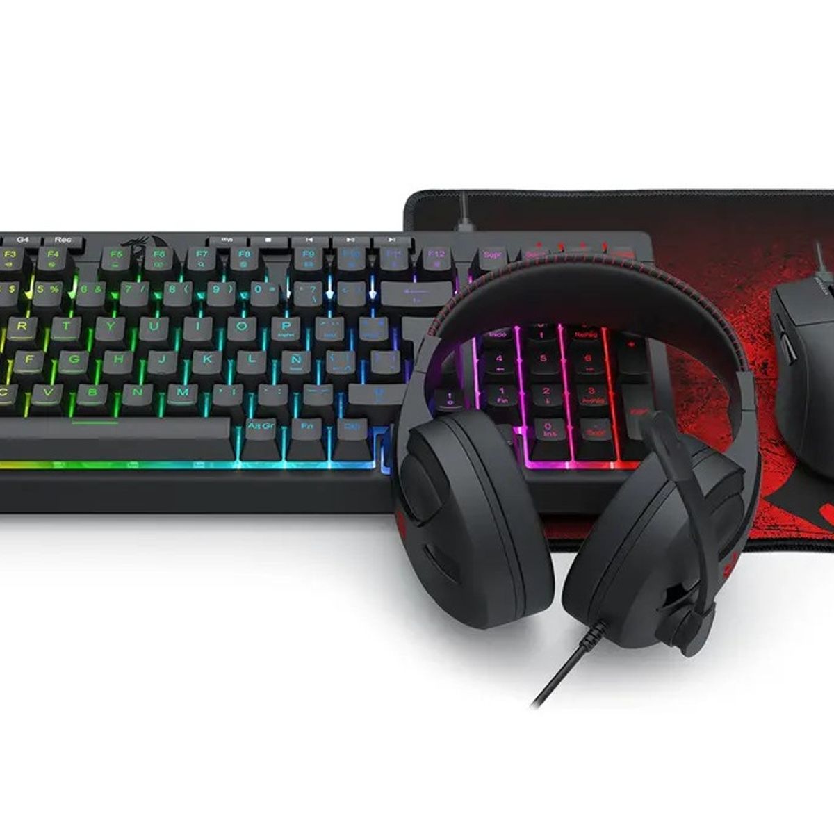 REDRAGON - COMBO REDRAGON ELITE PRO 4 EN 1 (S147)