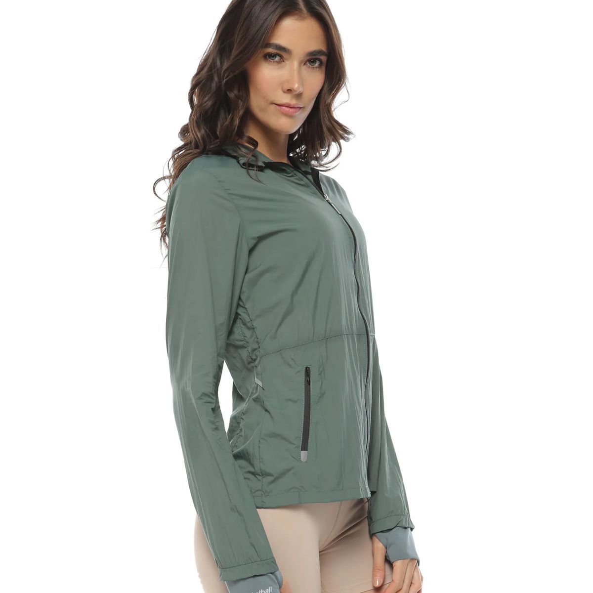 RACKETBALL - Chaqueta Rompeviento,  Color Verde Laurel Para Mujer