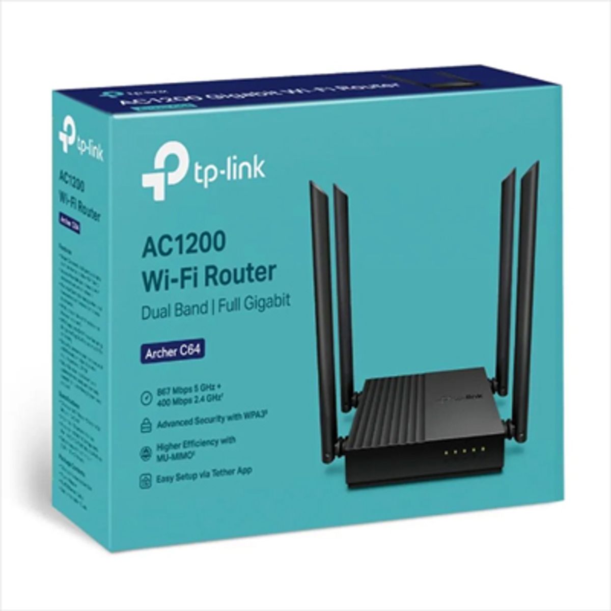 TP LINK - Router Dual Band 4 Antenas Router Dual Band WiFi Antenas Router Dual Band - Antenas Router  Dual Band