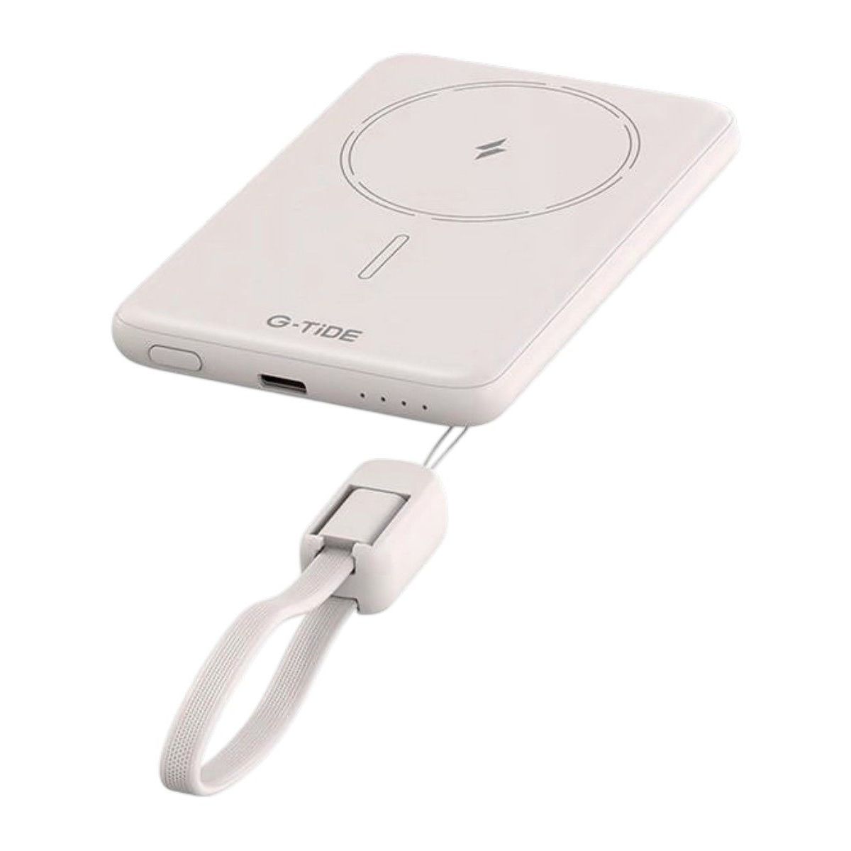 GENERICO - G Tide Slim 01 Power Bank 5,000 Mah Beige