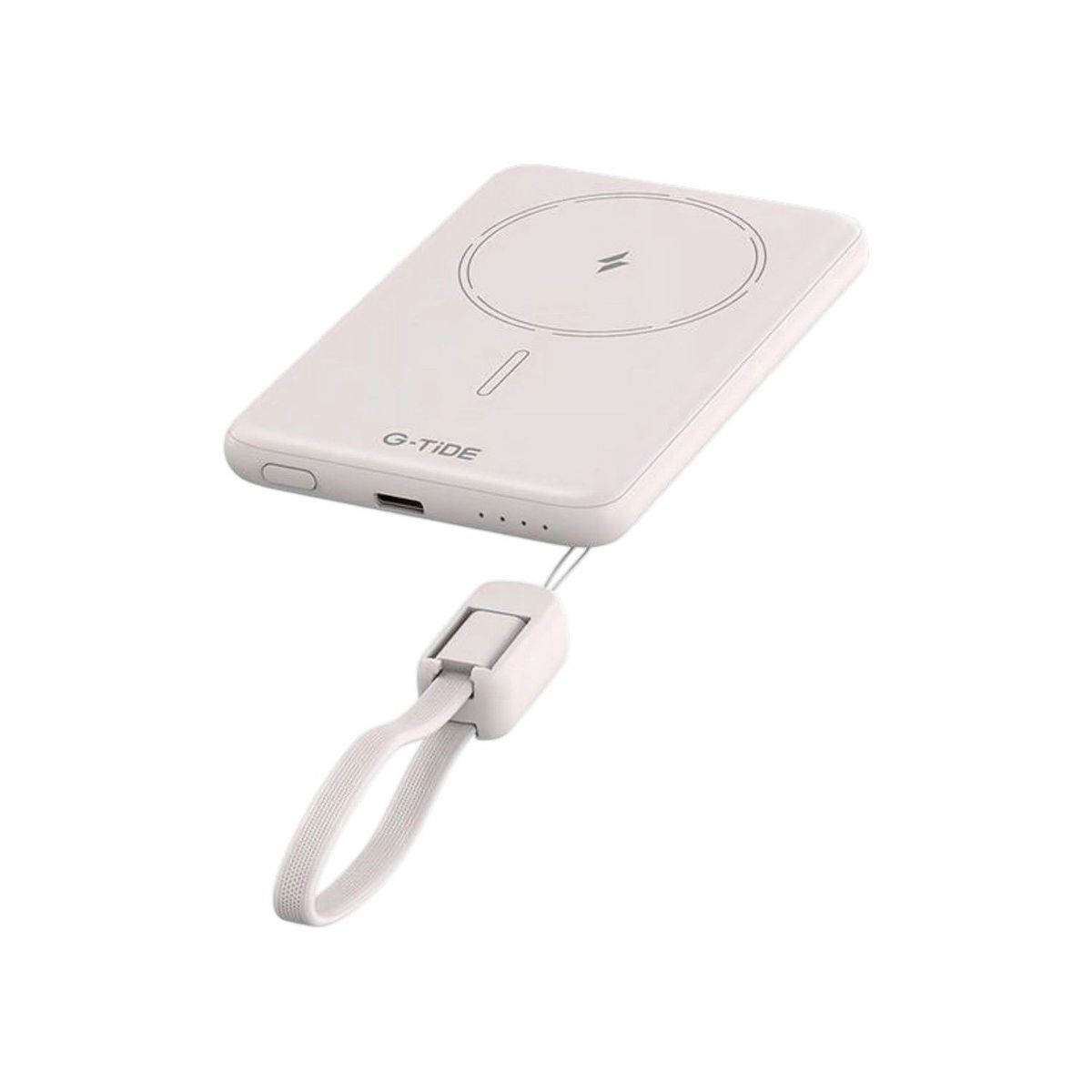 GENERICO - G Tide Slim 01 Power Bank 5,000 Mah Beige