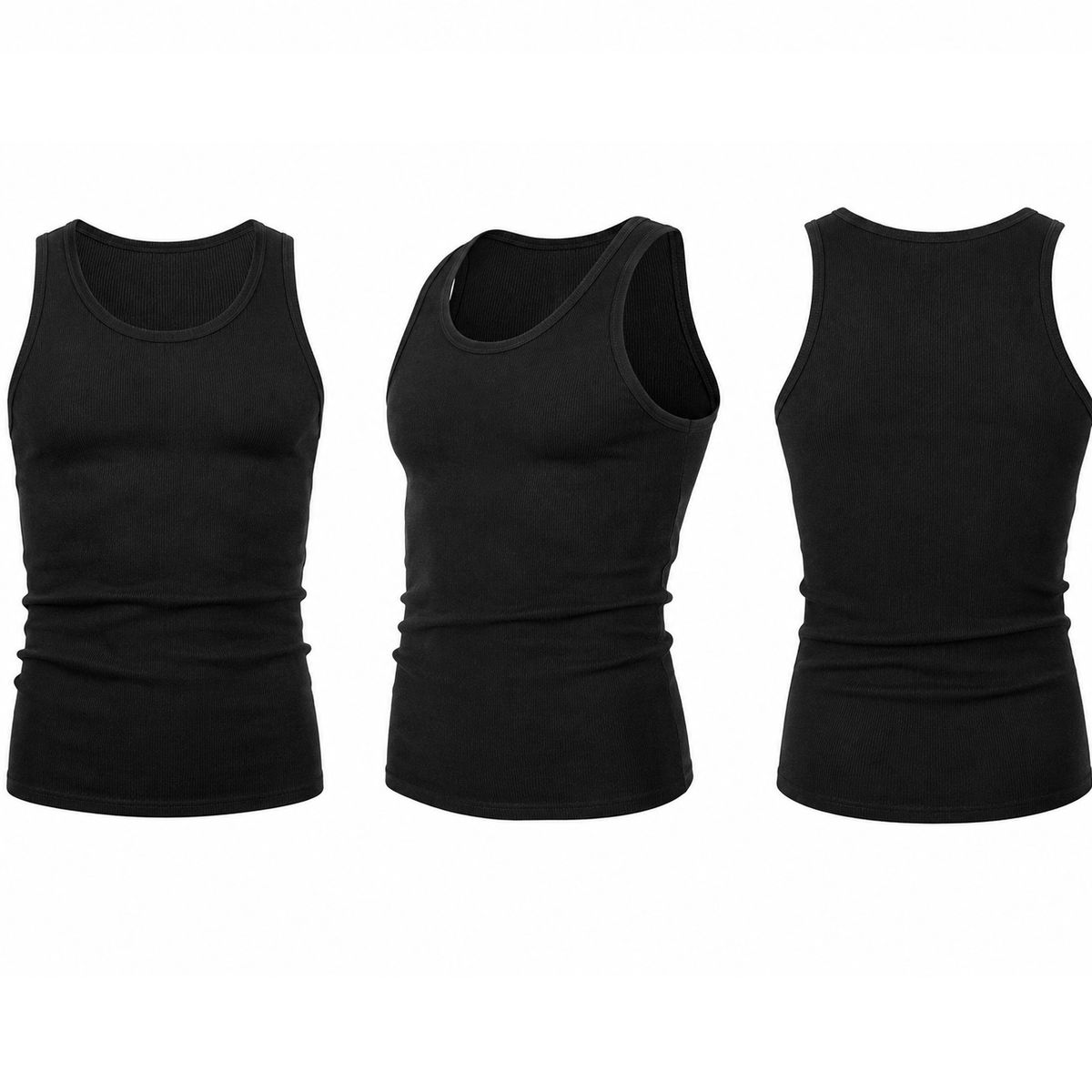 GENERICO - Set x3 Camiseta Interior para Hombre Premium Suaves y Cómodas