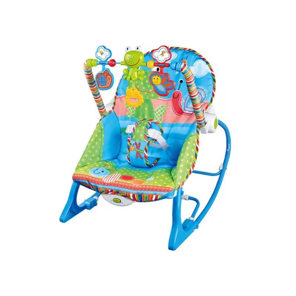 GENERICO - SILLA MECEDORA BEBE AZUL