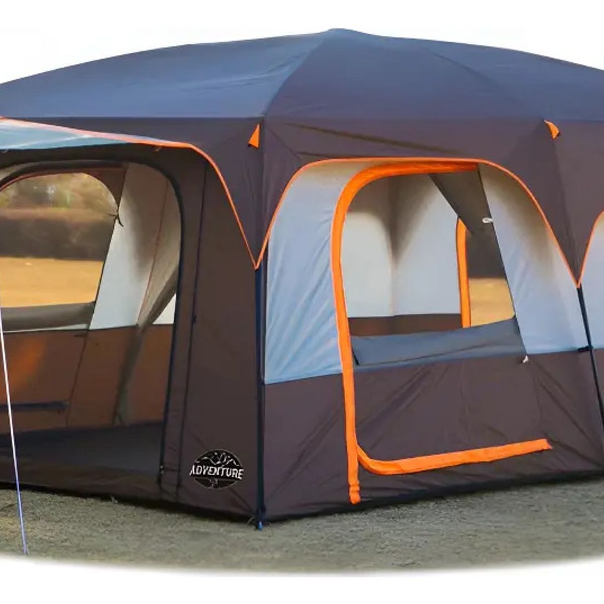 AFVENTURA - Carpa Tienda Campaña Familiar 6-8Personas Impermeable marrón