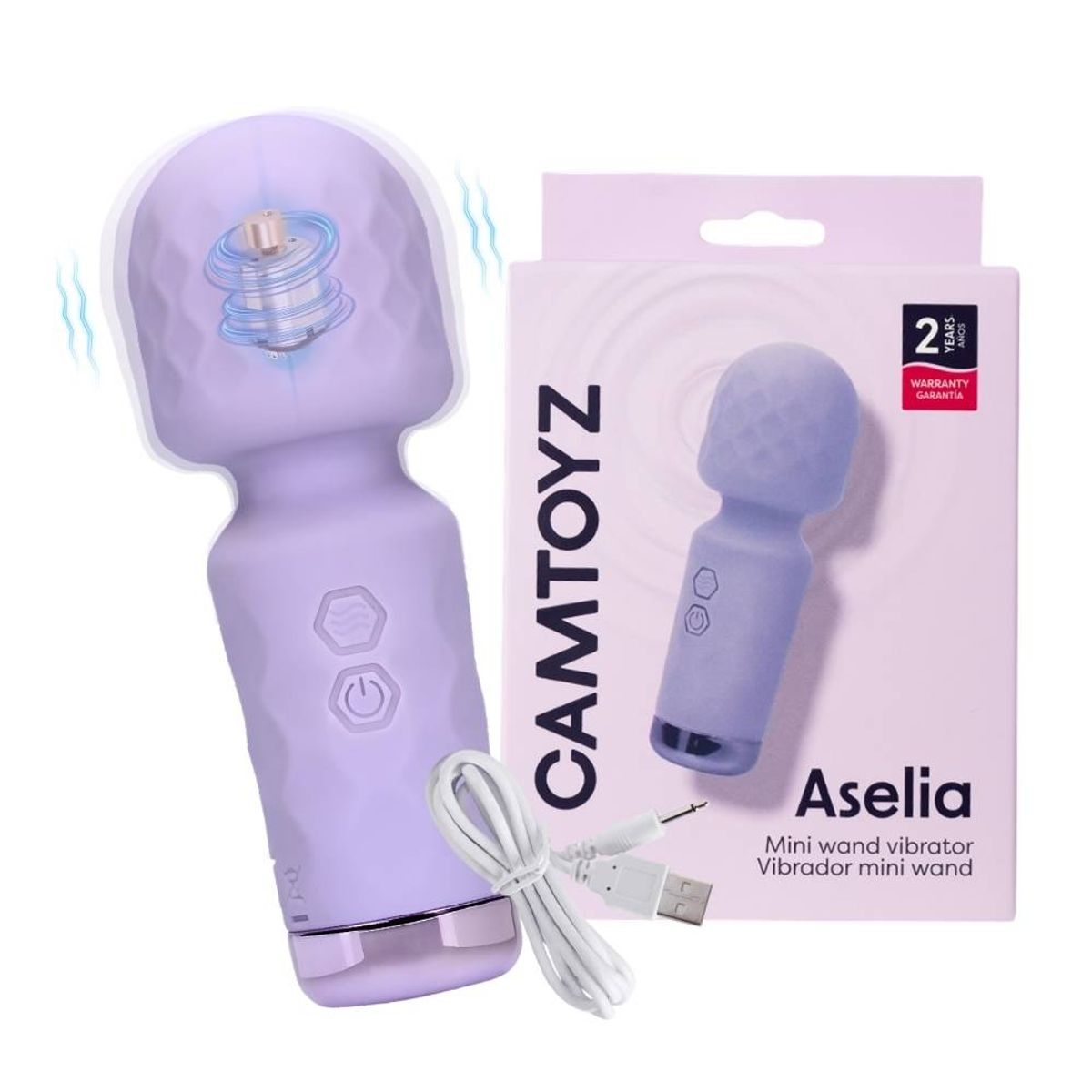 DISTRISEX - Vibrador Masajeador De Clítoris Hitachi Recargable Juguete Sexual