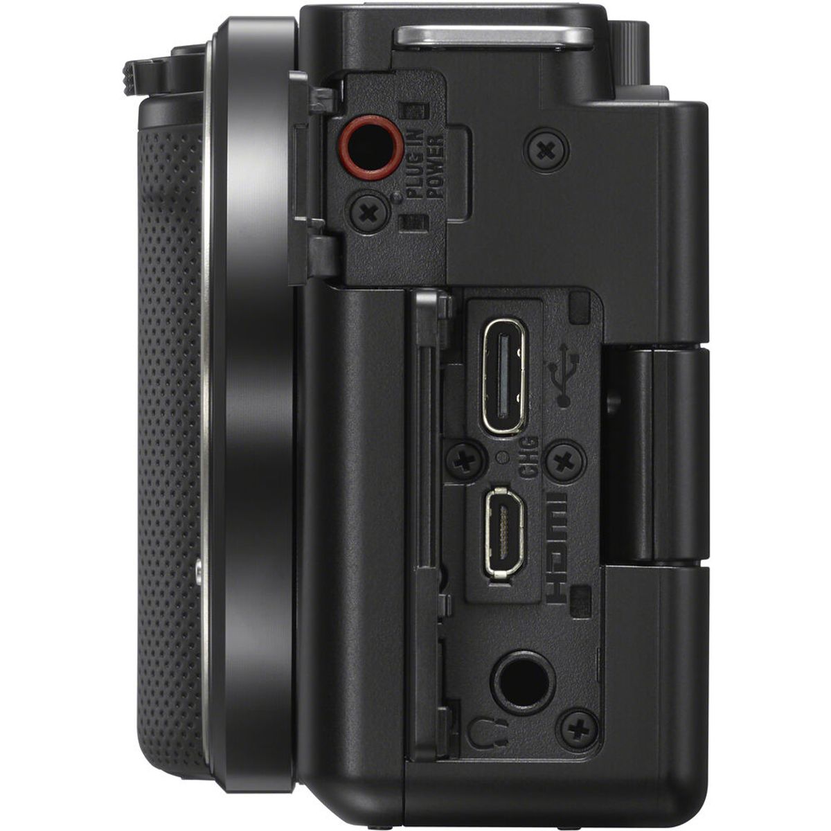 SONY - Cámara Sony ZV-E10 4K Mirrorless + Lente 16-50mm f3.5-5.6 + Memoria 64Gb de 100Mbs + Bolso