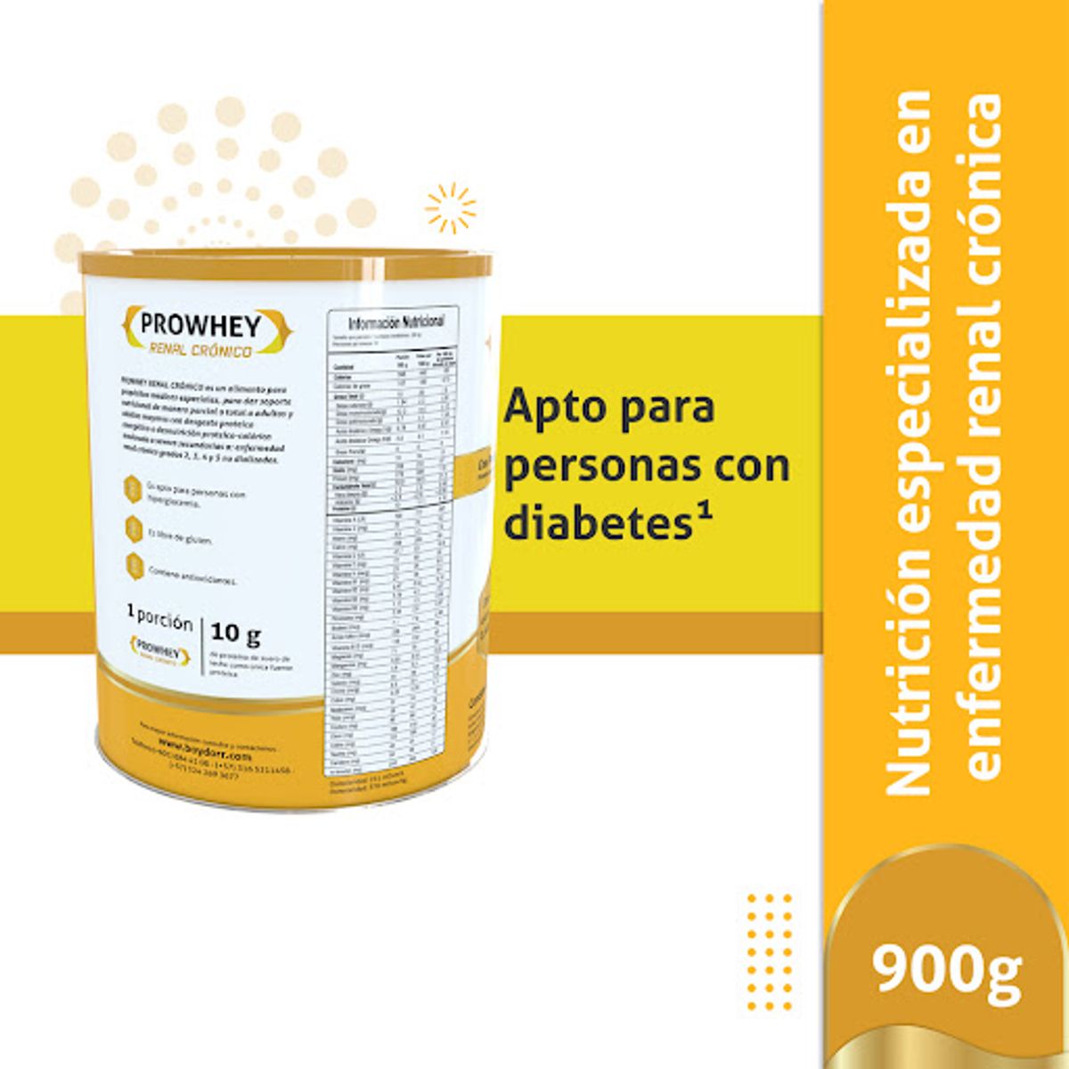 BOYDORR - 1 PROWHEY RENAL X 900 G
