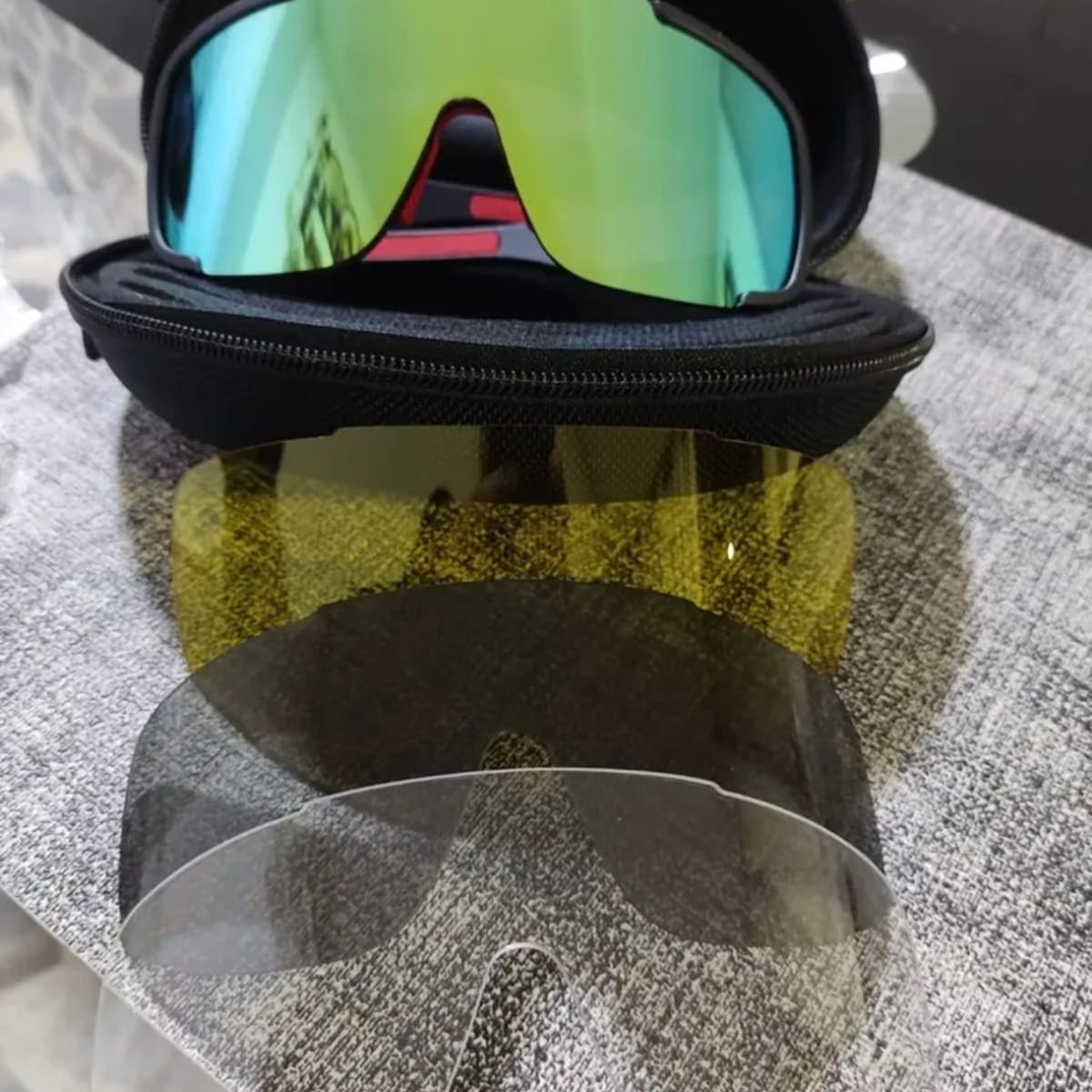 POC - Gafas Ciclismo Hombre Y Mujer Poc + 4 Lentes Estuche