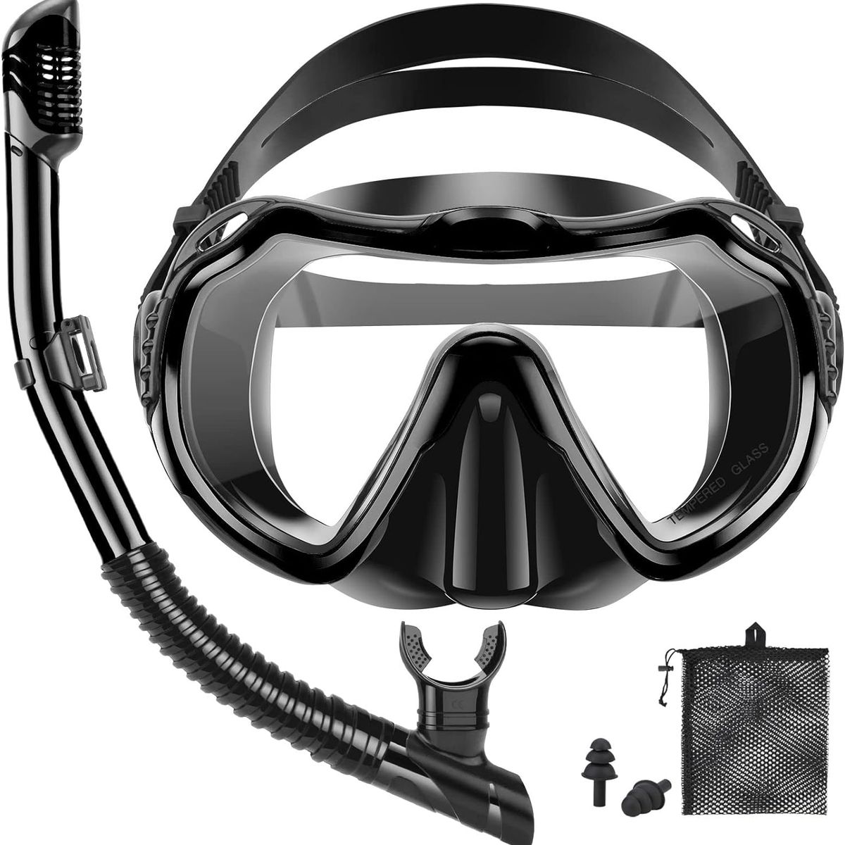INNOVA - Kit Careta Buceo Gafas Natacion Y Snorkel Profesional