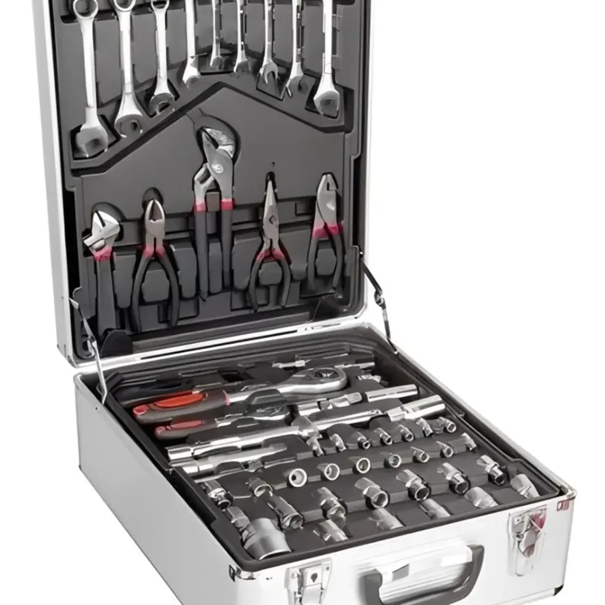 QUICK - Caja De Herramientas Lumax Tipo Maleta 4 Estantes 477 Piezas