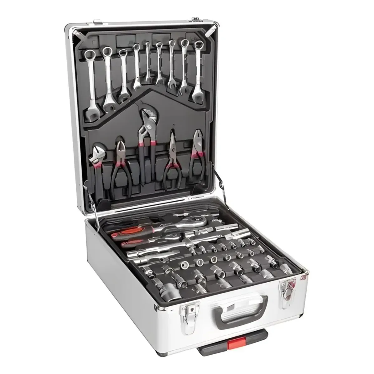 QUICK - Caja De Herramientas Lumax Tipo Maleta 4 Estantes 477 Piezas