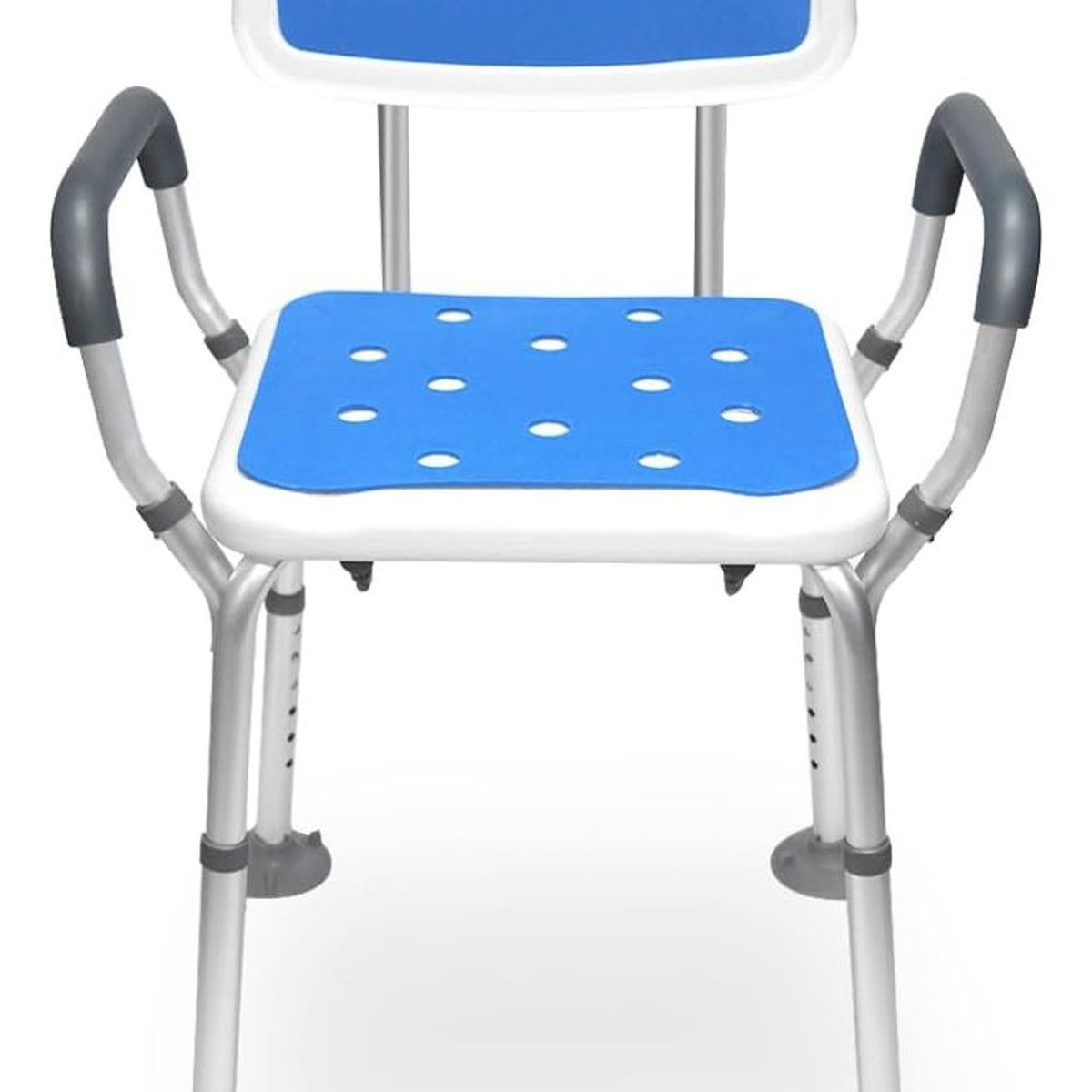 ANYHOGAR - Silla Baño Ducha 3 En 1 Soporte Antideslizante Agarradera
