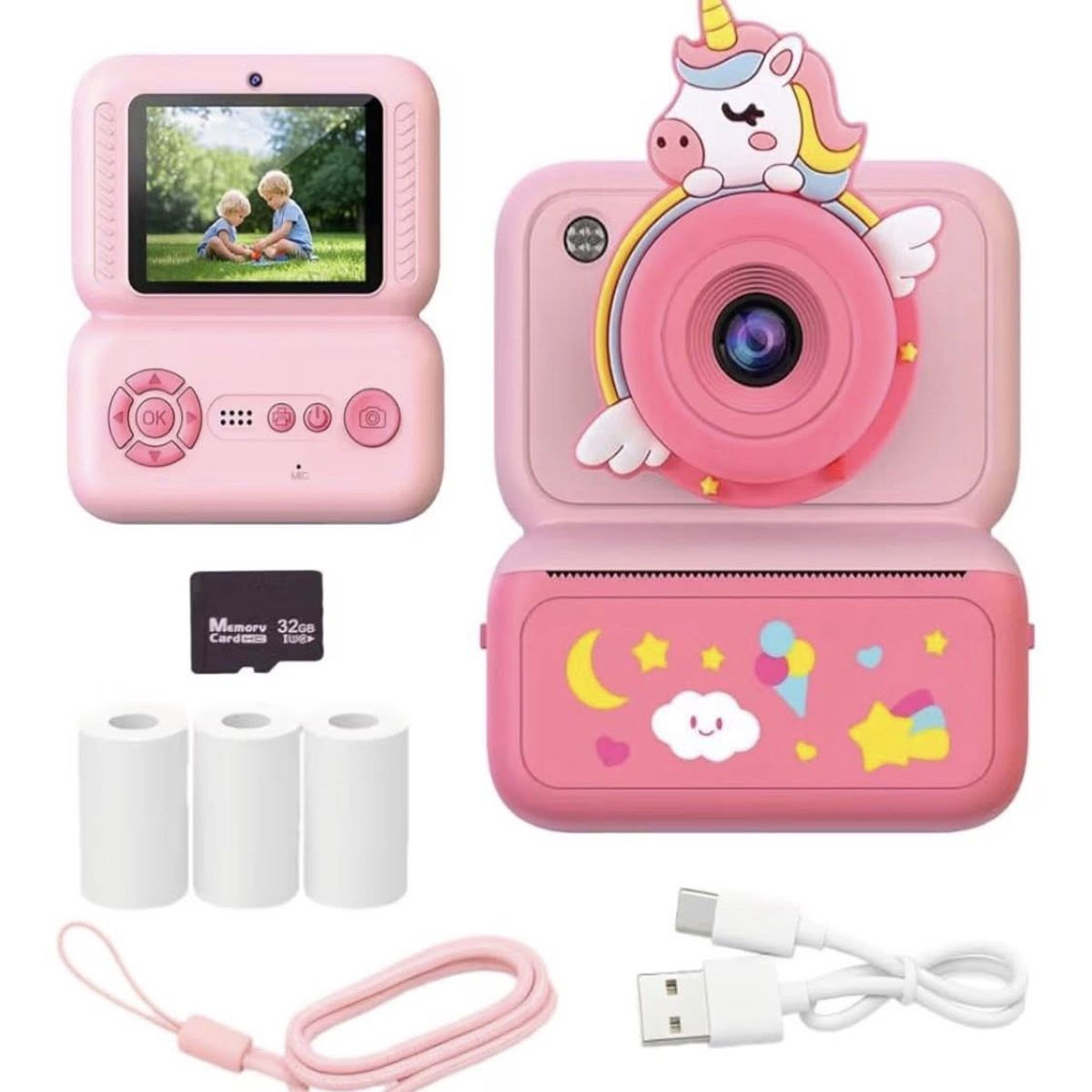 BABIES AND KIDS - Cámara para niños con impresión instantánea , juguete