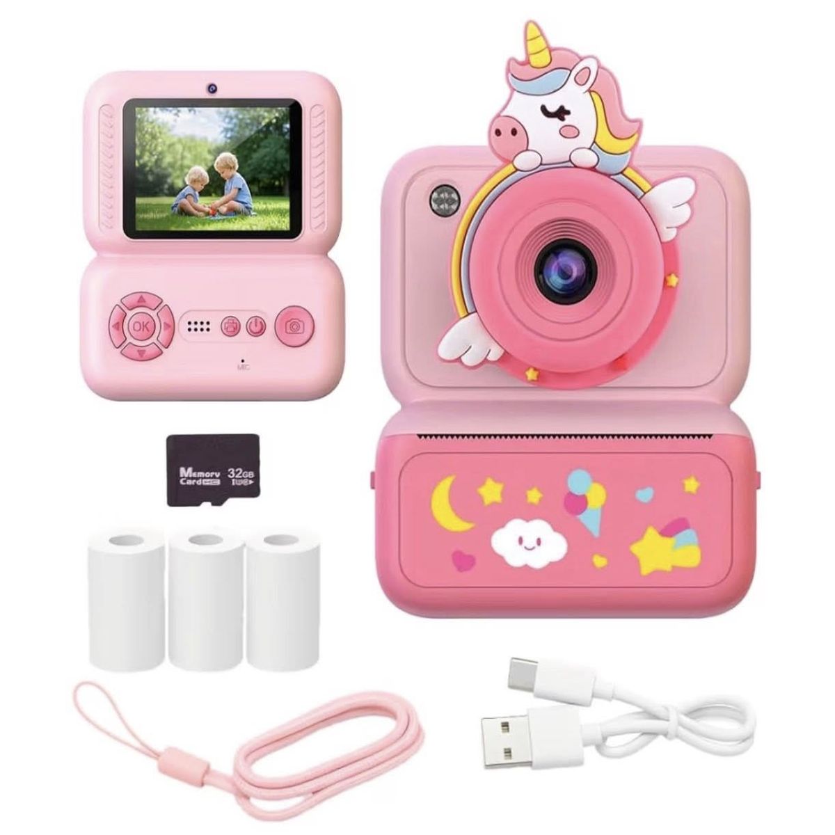 BABIES AND KIDS - Cámara para niños con impresión instantánea , juguete
